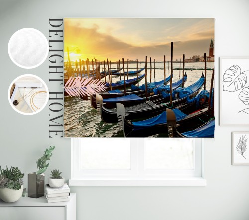 

Римская штора с фотопечатью 00-172 система Light I&H Джуси велюр 220*170 см
