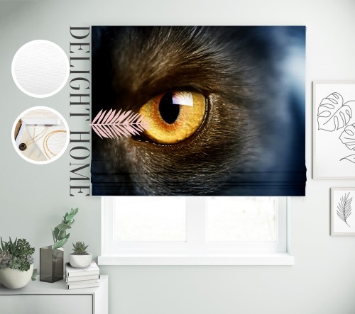 

Римская штора с фотопечатью 12-270 система Light I&H Джуси велюр 250*170 см