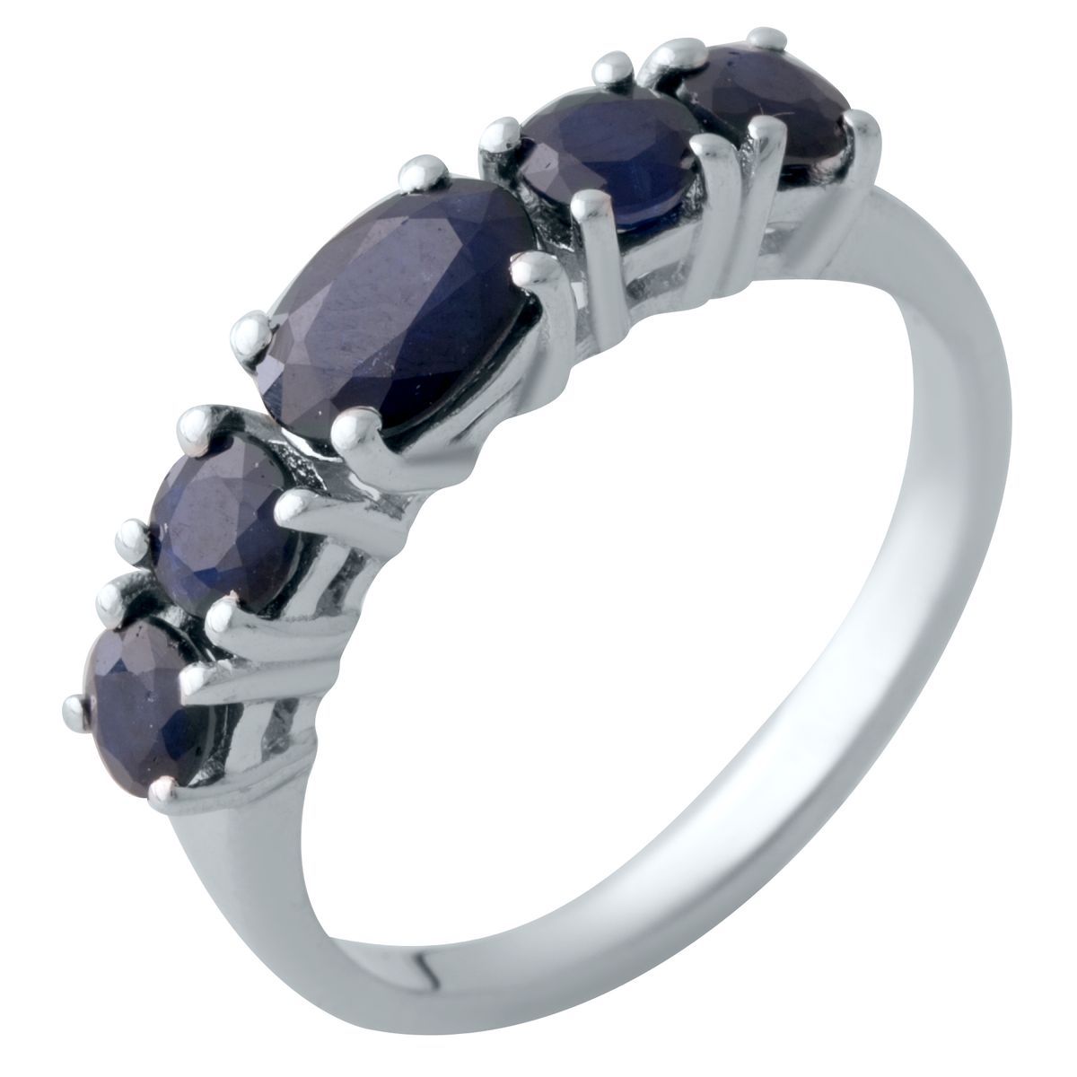

Серебряное кольцо SilverLine с натуральным сапфиром 2.3ct 18.5 размер