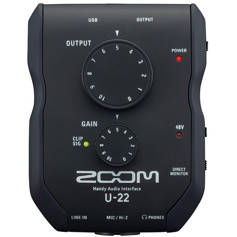 

Аудиоинтерфейс Zoom U-22