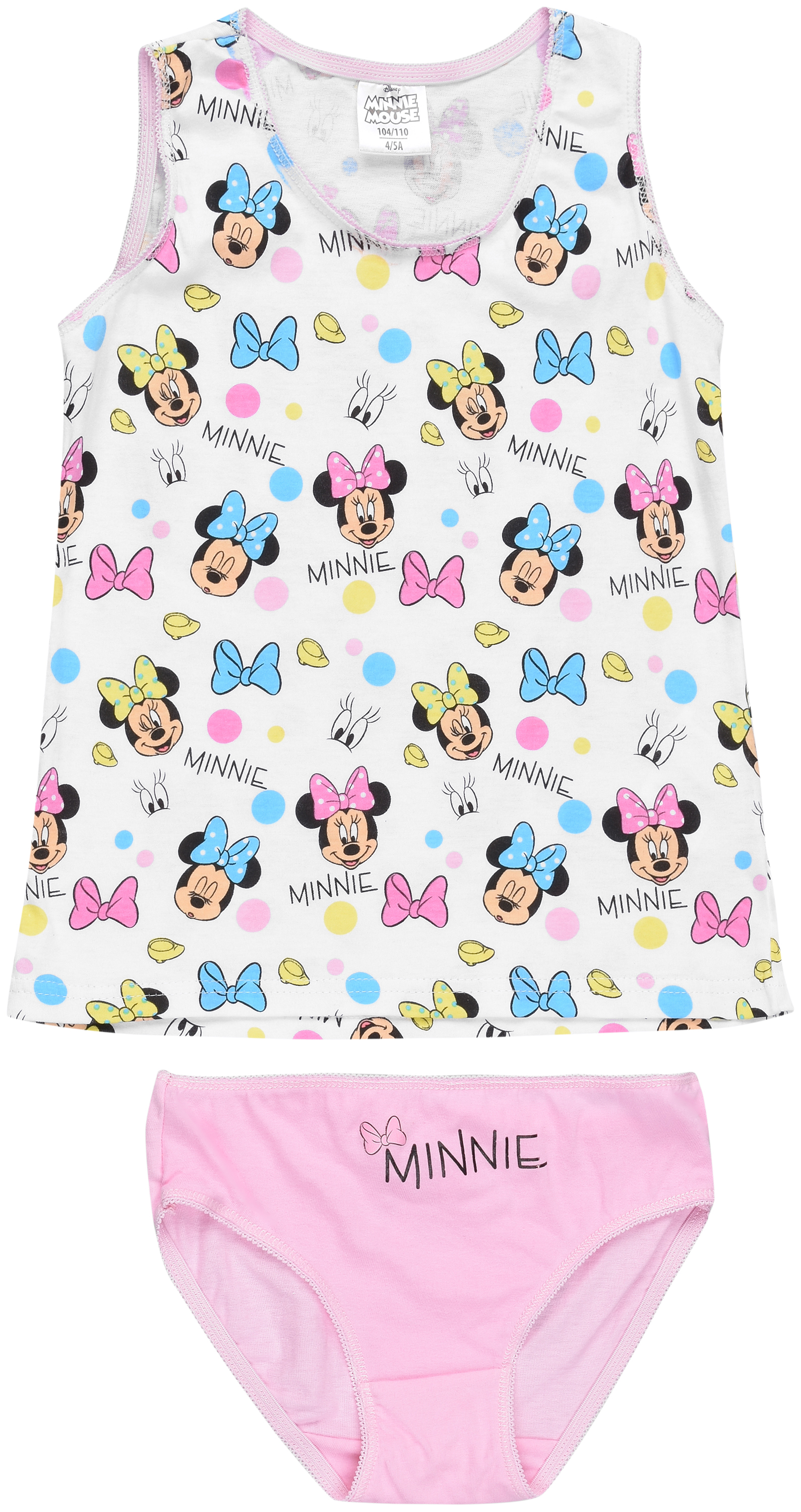 

Майка + трусы Disney Minnie DIS MF 52 32 6103 128-134 см Розовые