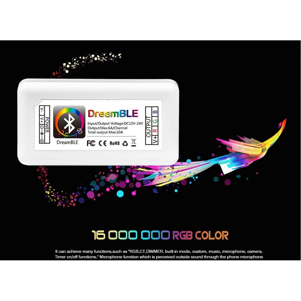 

контроллер для LED ленты Dream BLE Blue-Tooth RGB 1шт LS-272