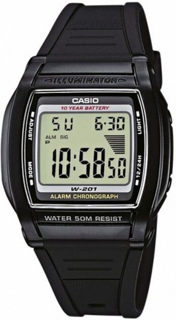 

Мужские Часы Casio W-201-1AVEF