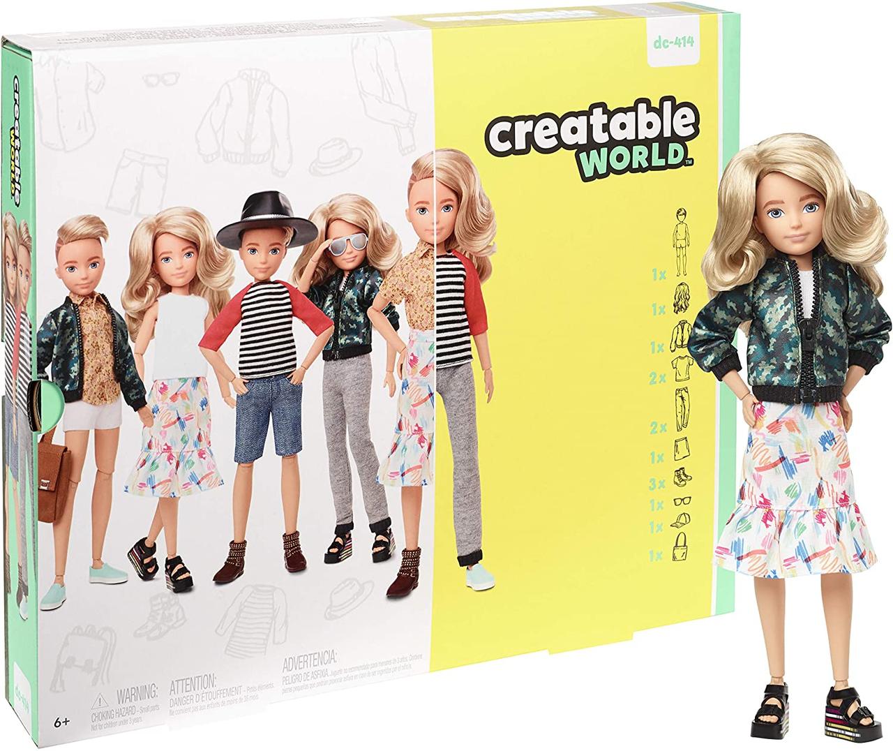 

Кукла Mattel Creatable World блондинка