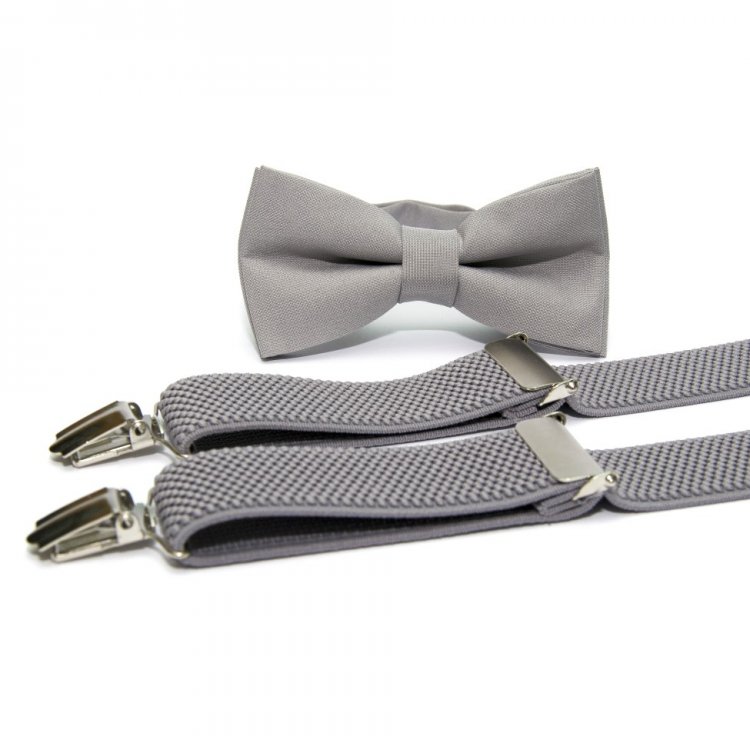 

Набор подтяжки и бабочка Gofin suspenders Cтрейч-ткань Серый (ABP-12007) 5416689