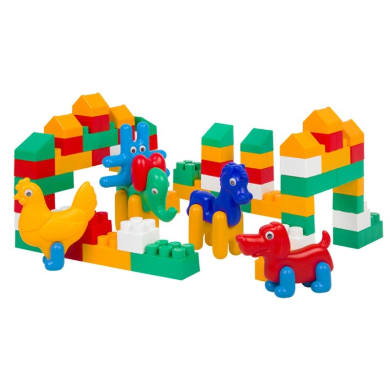 

Конструктор Colorplast "Зоо Блок" №5 75 деталей 1906 164397