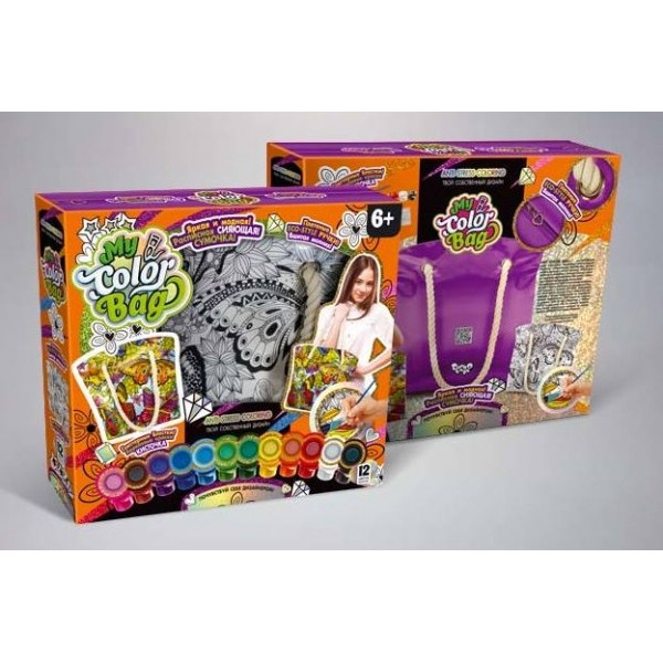 

Комплект креативного творчества Danko Toys "My Color Bag" сумка-раскраска 6065DT 88763