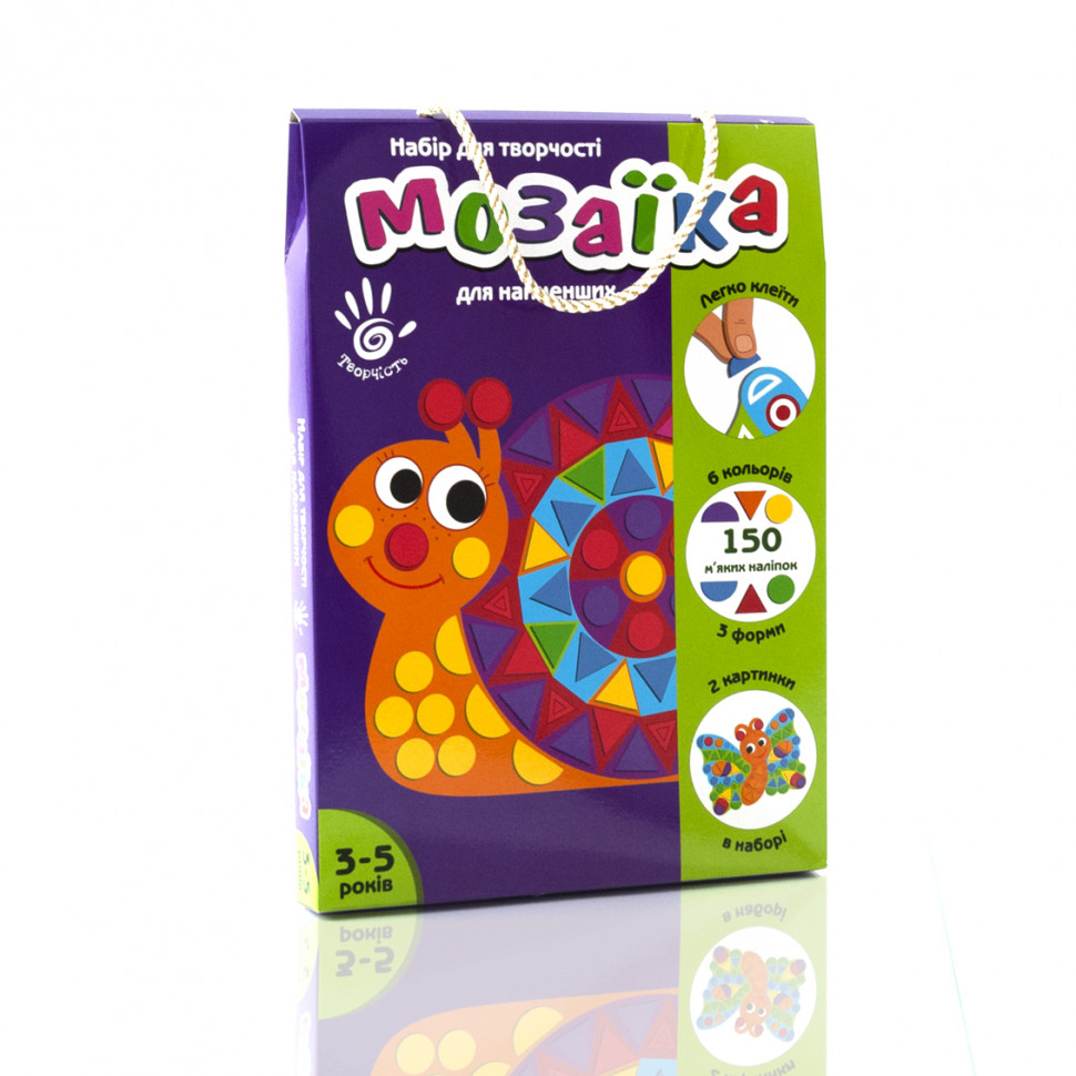 

Набор для творчества Vladi Toys "Мягкая фигурная мозаика. Улитка" VT4511-01 164906