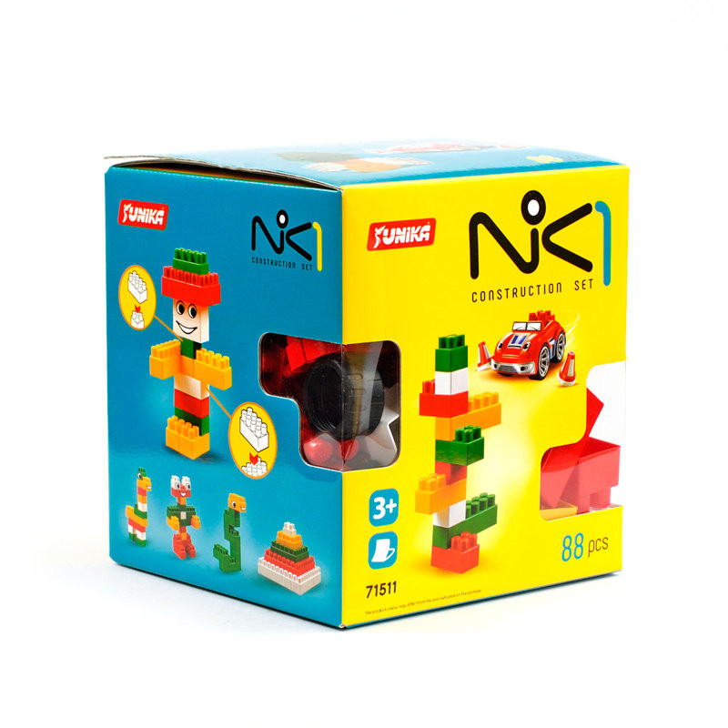 

Конструктор детский ЮНИКА "NIK-1" 88 деталей 71511 136833
