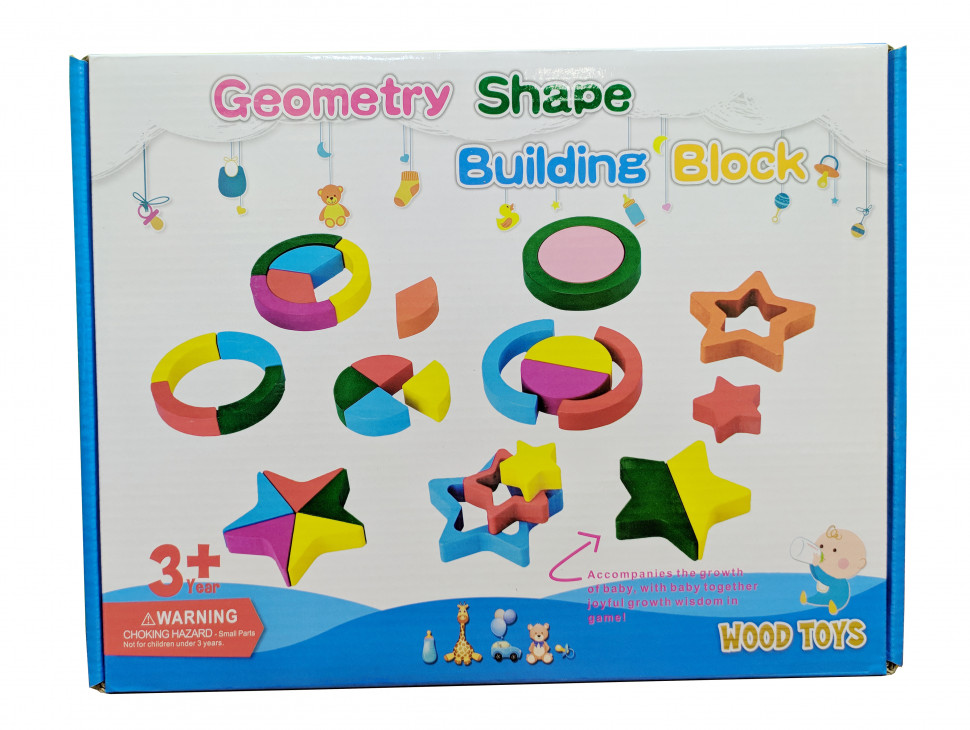 

Деревянная игрушка Wood Toys Геометрика MD 2329B 90034