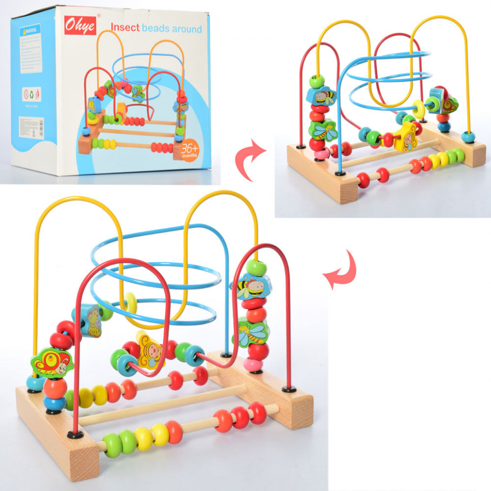

Деревянная игрушка Metr+ Лабиринт MD 2212 163395