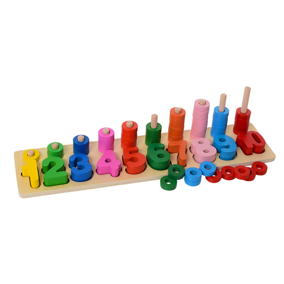 

Деревянная игрушка Limo Toy Геометрика Цифры MD1268-1 163247