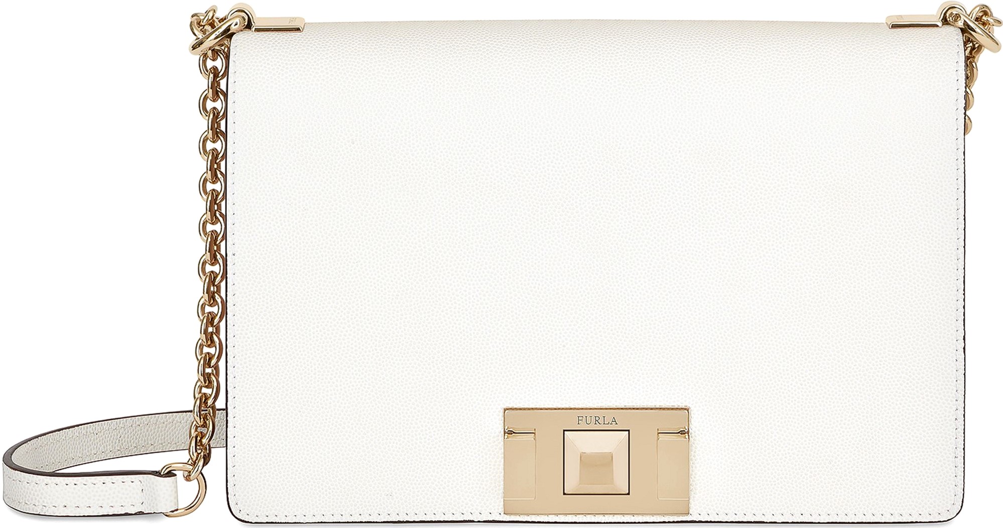 

Женская сумка кожаная Furla Mimi' S Crossbody 1007399 Белая