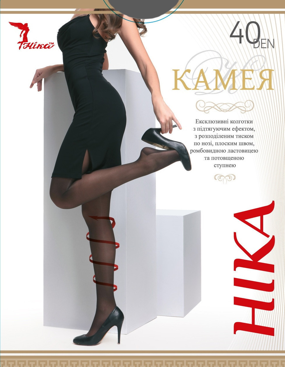 

Колготки Ника Камея 515к/Б 40 Den 6р Асфальт (серый)