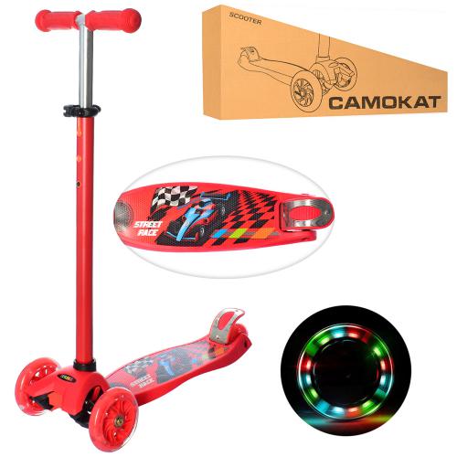 

Самокат Трехколесный Itrike JR 3-055-R MAXI