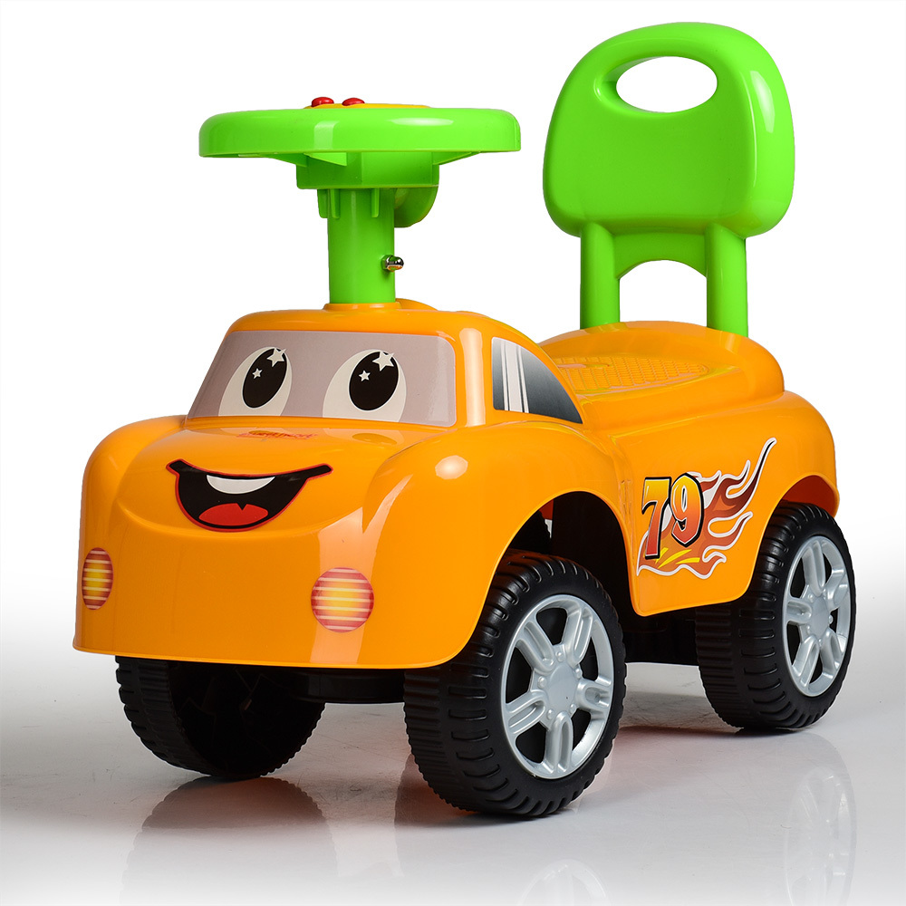 

Автомобиль-каталка Toy1 SmileCar Orange 1214 с музыкой и сигналом