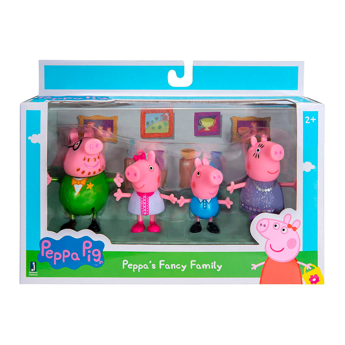 

Набор фигурок Peppa - БОЛЬШАЯ СЕМЬЯ ПЕППЫ, ПРАЗДНИК (Мама, Папа, Пеппа и Джордж)