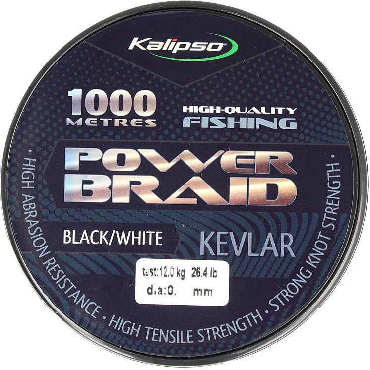 

Шнур Kalipso Power Braid Kevlar 1000м 0.35мм 31.5 кг