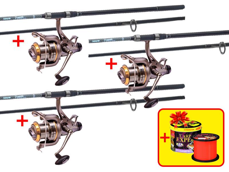 

Карповый набор: Удилища FR Dynamic + Катушка Flagman Endura Carp 7000 + 1000м лески