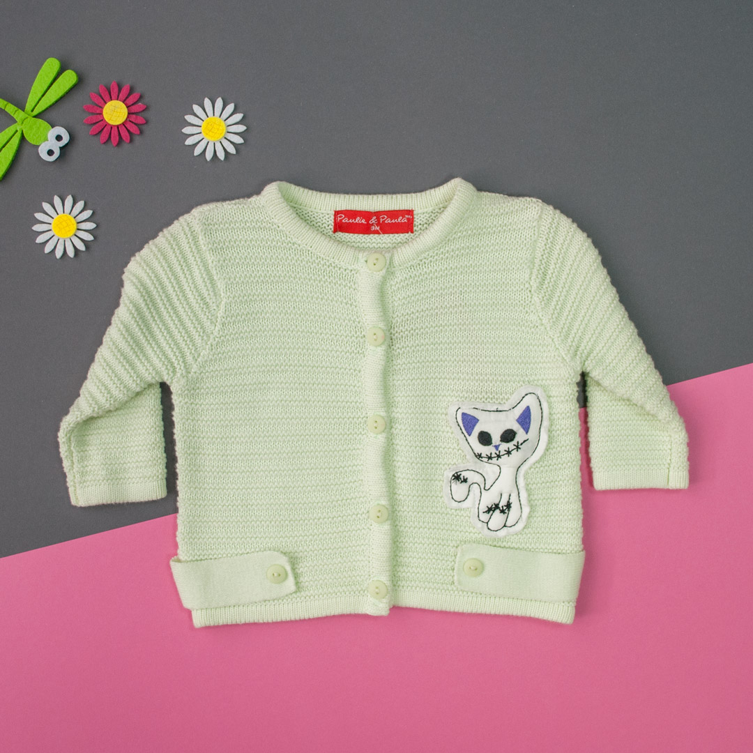 

Кофта для девочки Panlie&Panla M-0119 62 см Салатовый