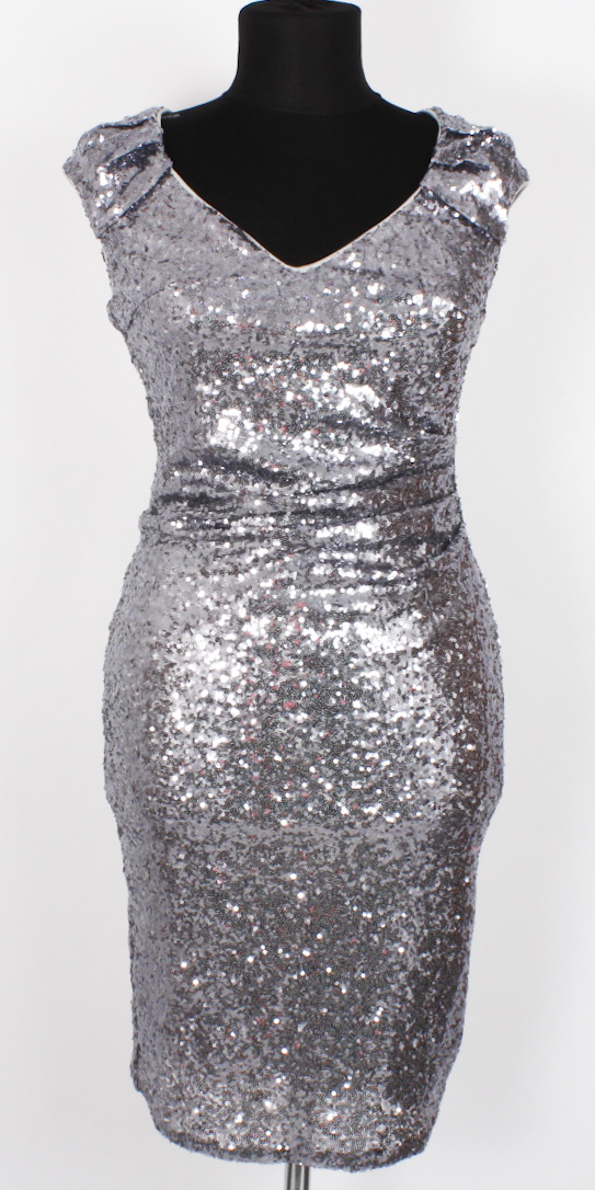 

Сукня Goddiva DR976A 42 срібний