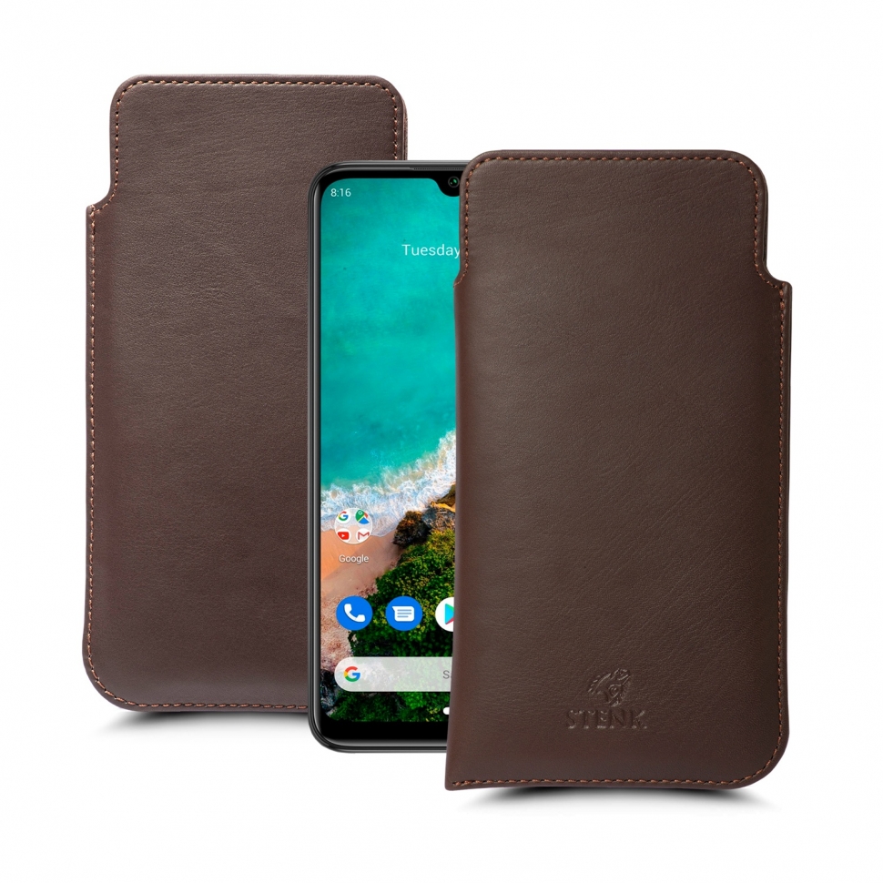 

Футляр Stenk Elegance для Xiaomi Mi A3 Коричневый