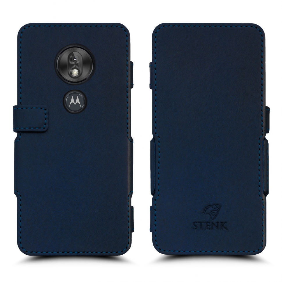

Чехол книжка Stenk Prime для Motorola Moto G7 Play Синий