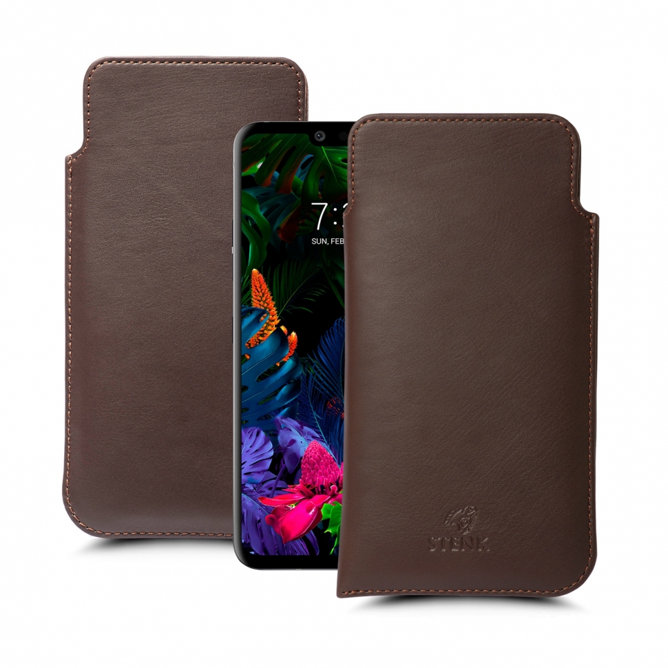

Футляр Stenk Elegance для LG G8 ThinQ Коричневый
