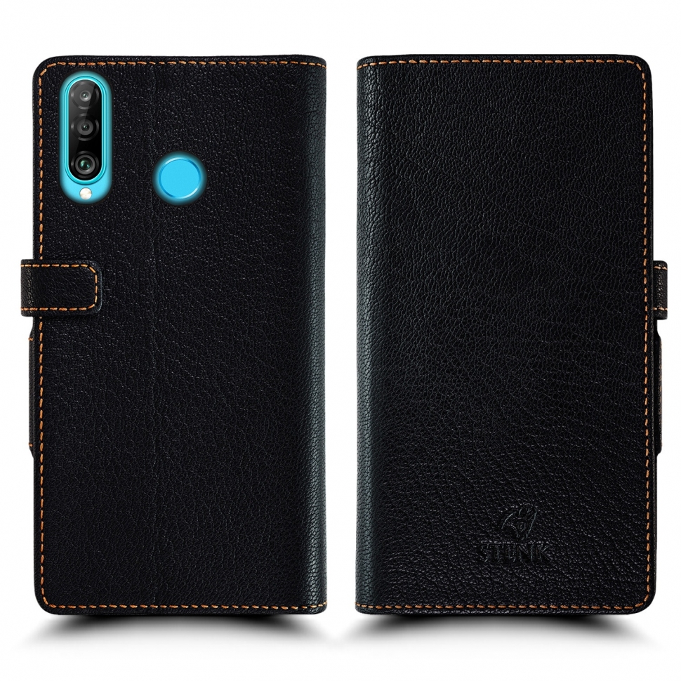 

Чехол книжка Stenk Wallet для Huawei P30 Lite Чёрный