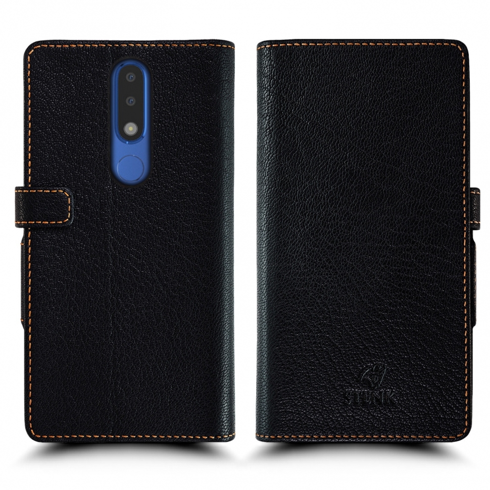 

Чехол книжка Stenk Wallet для Nokia 5.1 Plus Чёрный