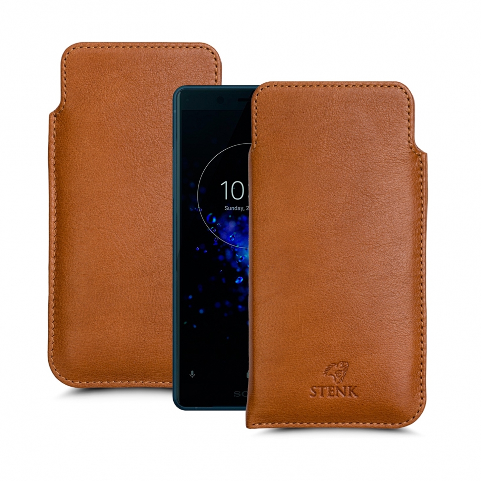 

Футляр Stenk Elegance для Sony Xperia XZ2 Compact Camel