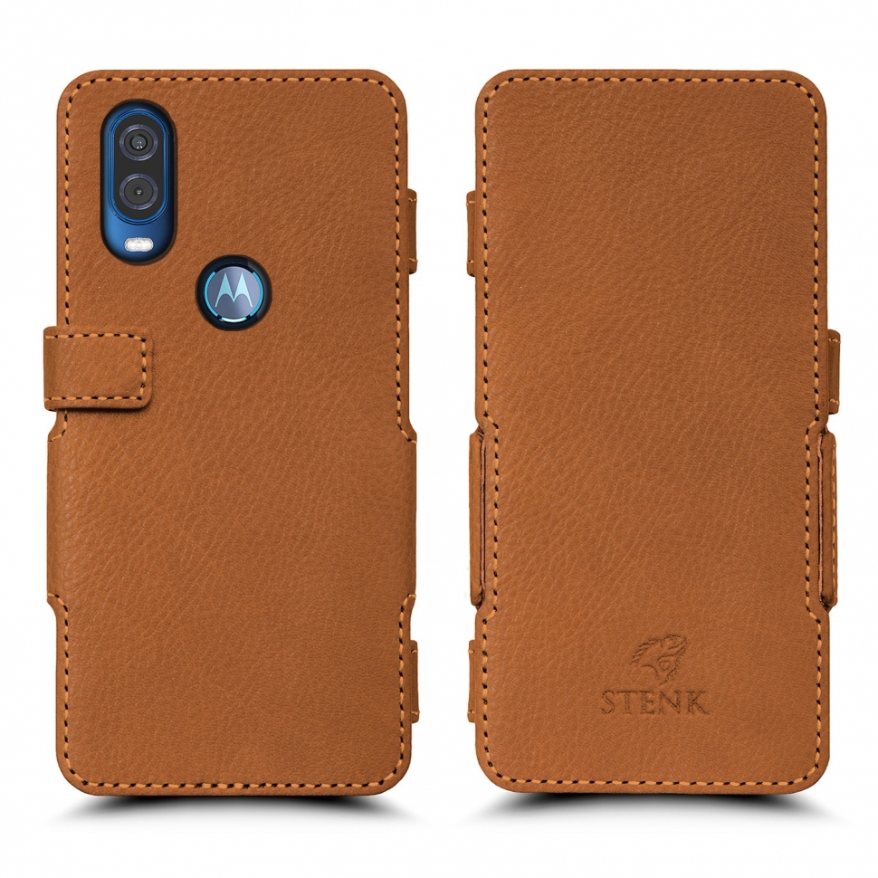 

Чехол книжка Stenk Prime для Motorola One Vision Camel