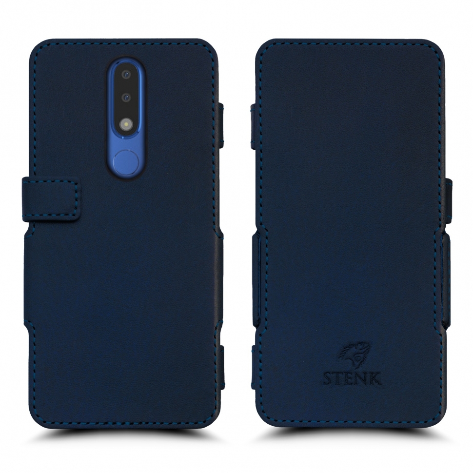 

Чехол книжка Stenk Prime для Nokia 5.1 Plus Синий