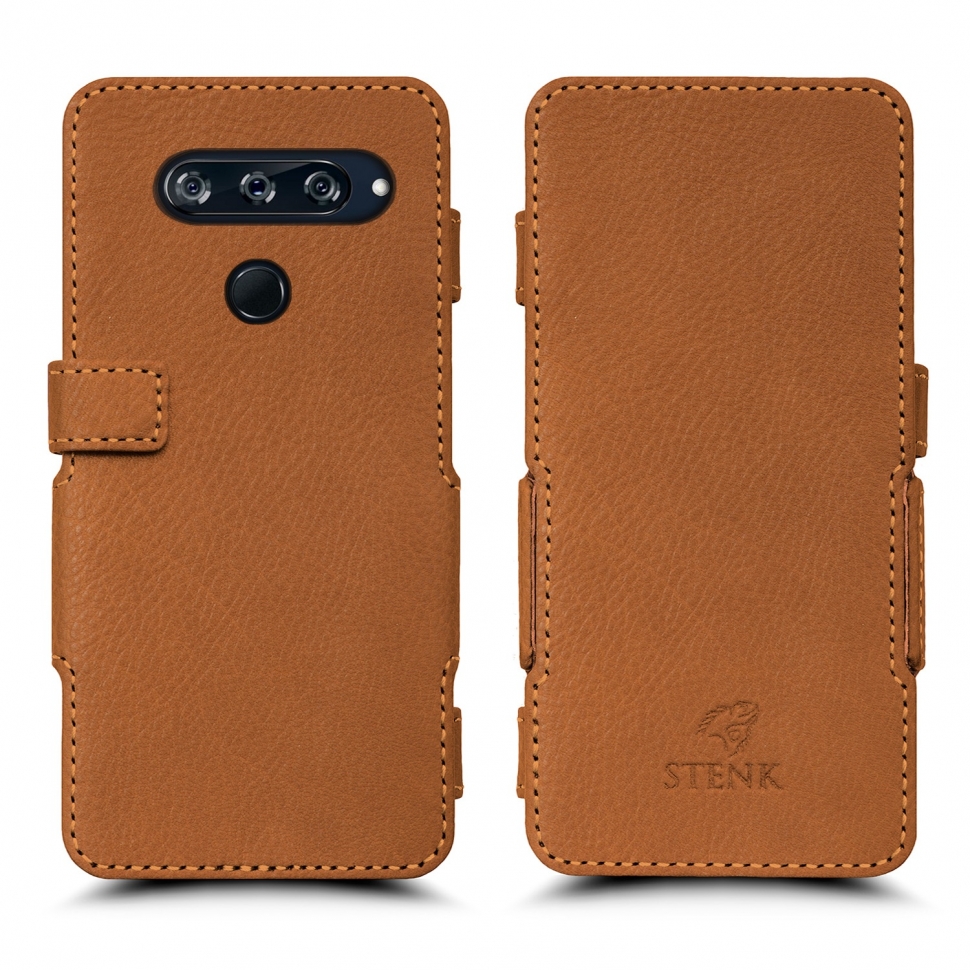 

Чехол книжка Stenk Prime для LG V40 ThinQ Camel