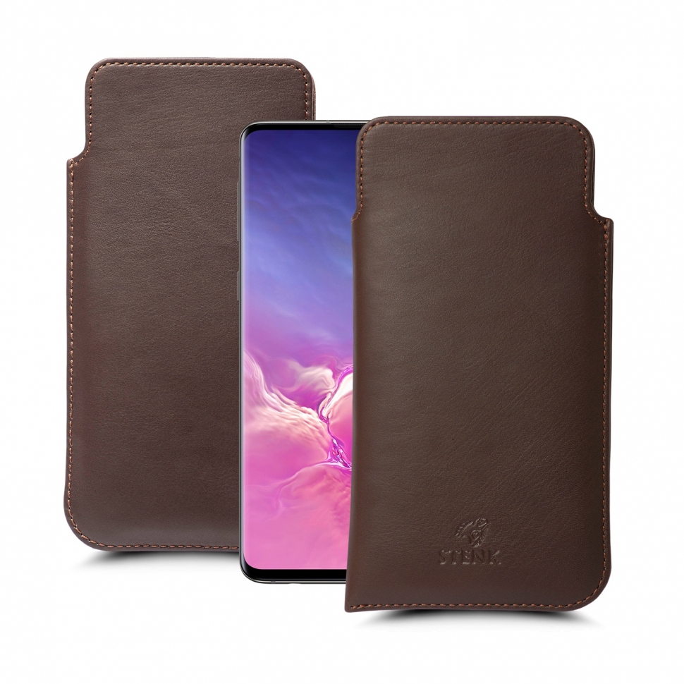 

Футляр Stenk Elegance для Samsung Galaxy S10 Коричневый