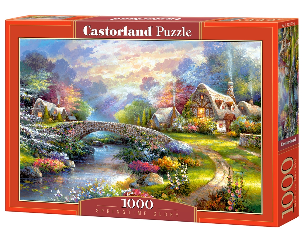 

Пазлы Весенняя деревушка 1000 эл Castorland (С-103171) (23056)