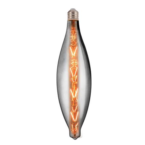 

Лампа винтажная светодиодная (ретро) Filament LED Horoz Electric ELLIPTIC 8W E27 2400К Титан