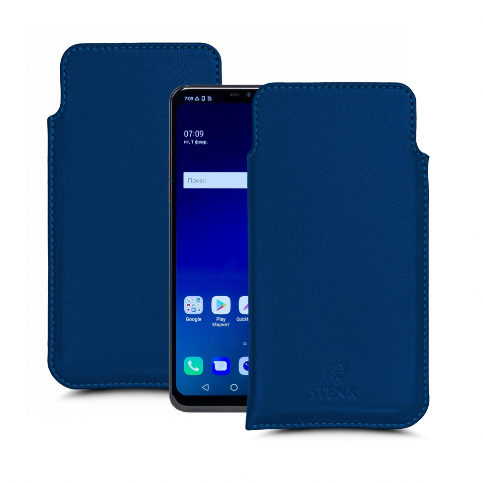 

Футляр Stenk Elegance для LG G7 Fit Синий