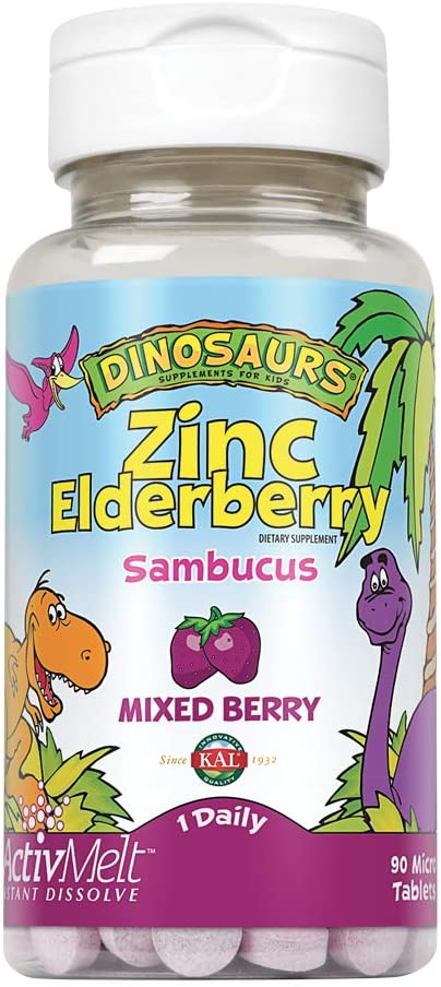 

Витамины KAL Nutritional Zinc Elderberry 90 таблеток Ягода (4384303027)
