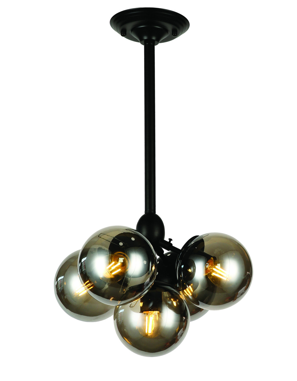 

Люстра подвесная Levistella 756PL385-5 BK+BK (53869)