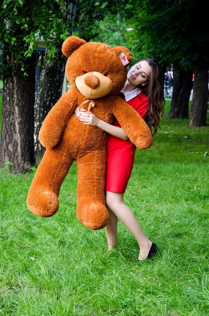 

Мягкая игрушка NEHILO плюшевый мишка Рафаэль 140 см Коричневый