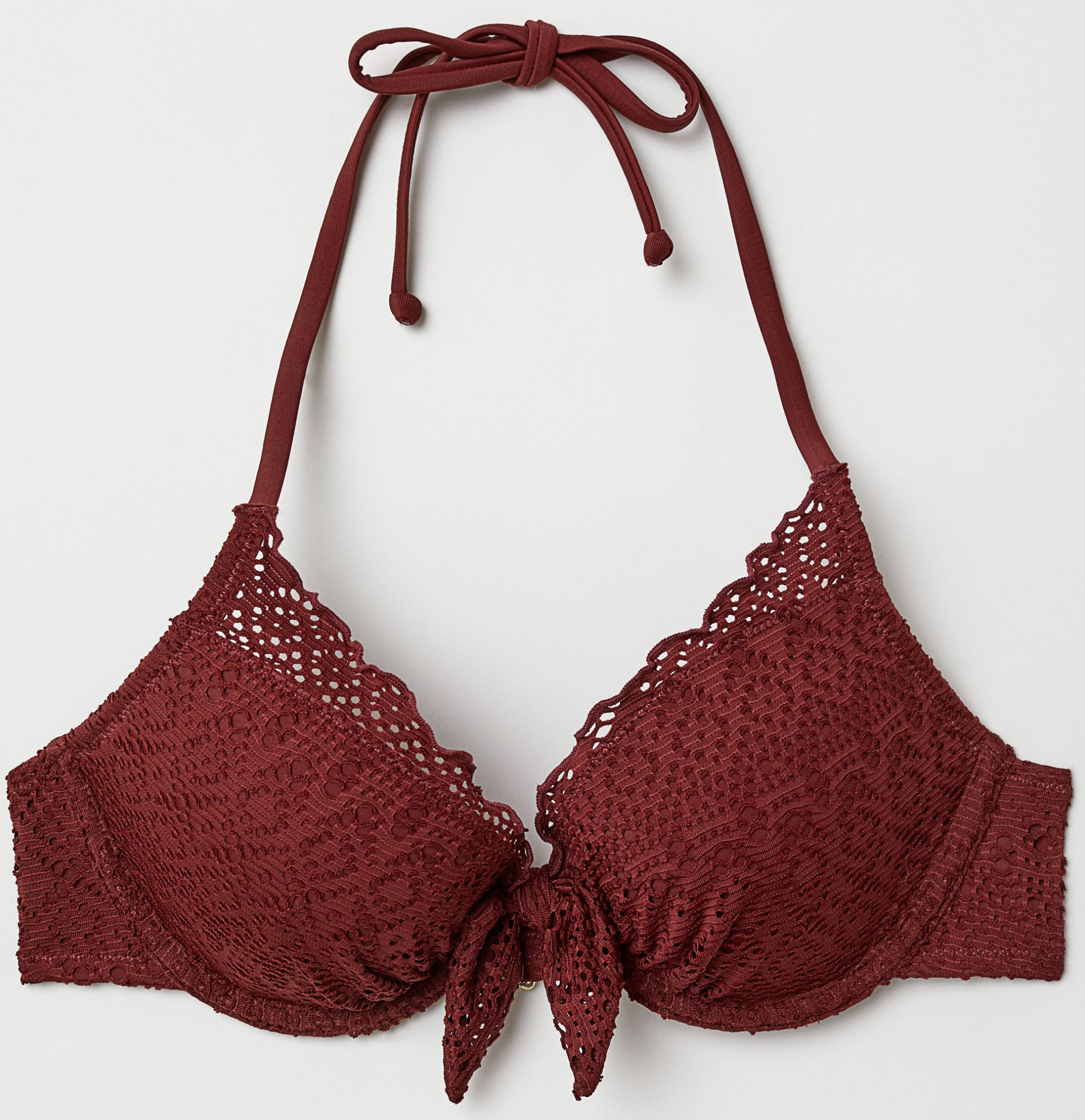 

Верхняя часть купальника H&M 6296058 70B Бордовая