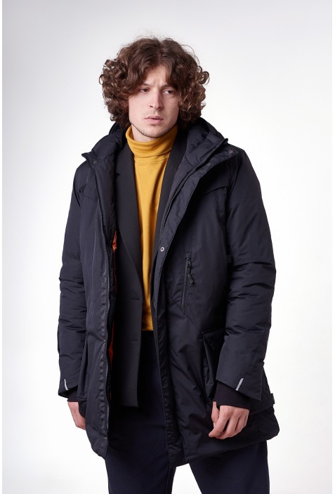 

Зимова парка (куртка) мембранна S-cape Winter Parka Black чоловіча Чорна S