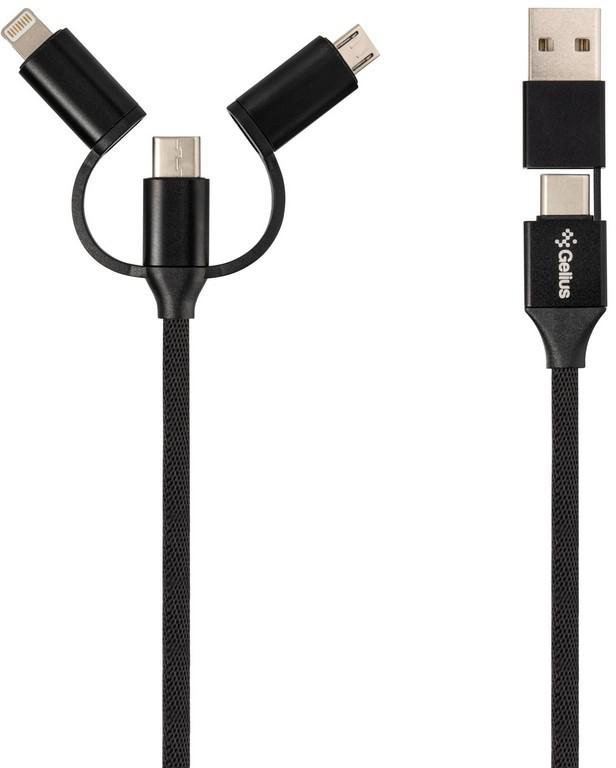 

Кабель Gelius Pro Unimog GP-UC510 USB 5в1 Black