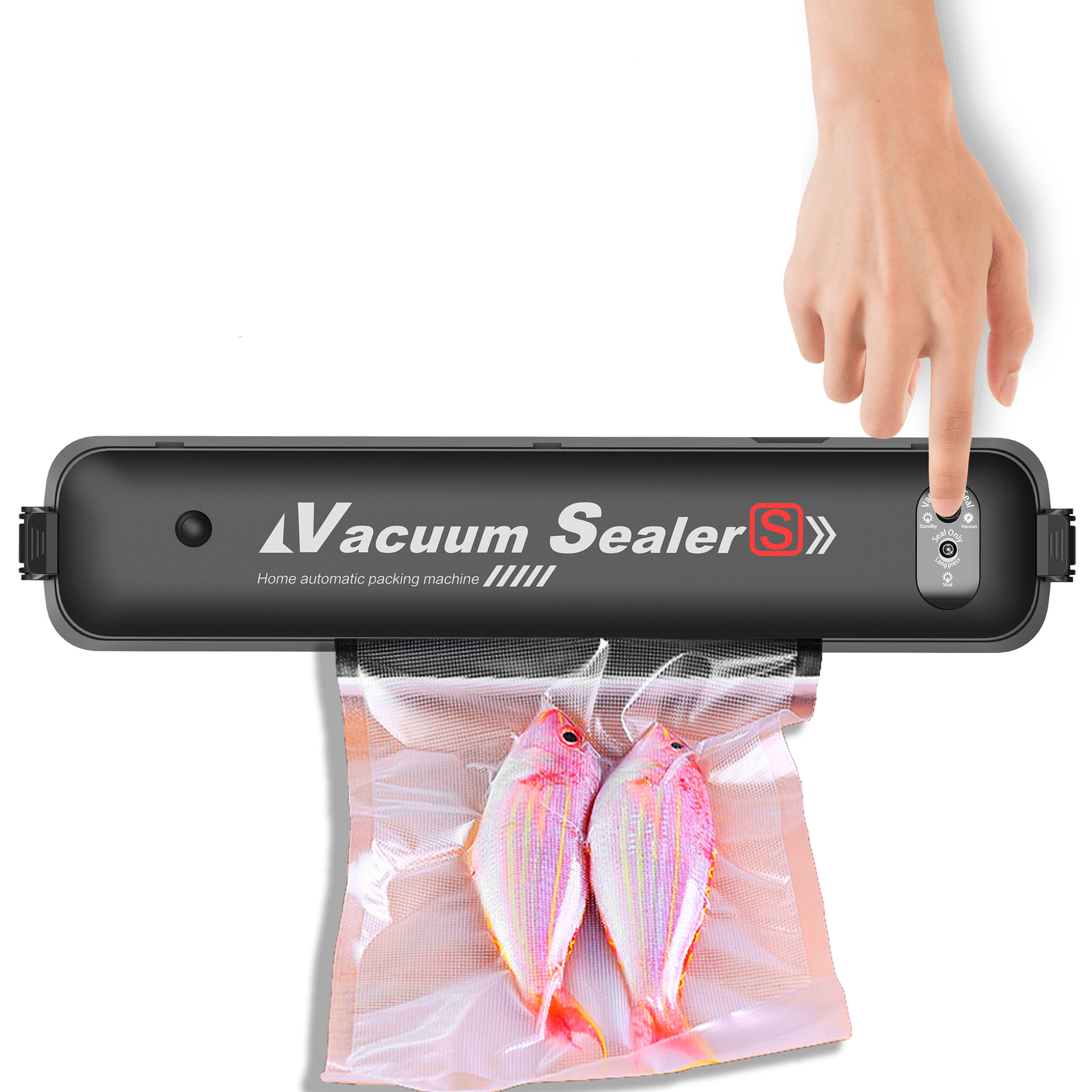Вакууматор Вакуумный упаковщик Vacuum Sealer LP-11S 2019 черный + 15 ...