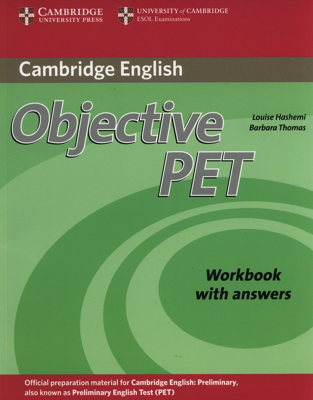 

Objective PET Workbook without answers