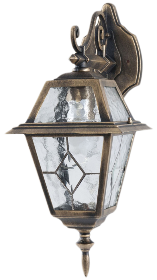 

Настенный уличный светильник Lusterlicht QMT 1362-A Faro I старое золото (LUST-46307)