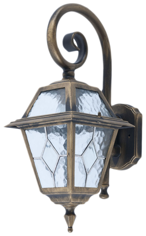 

Настенный уличный светильник QMT 1367-A Faro I старое золото (LUST-46310)