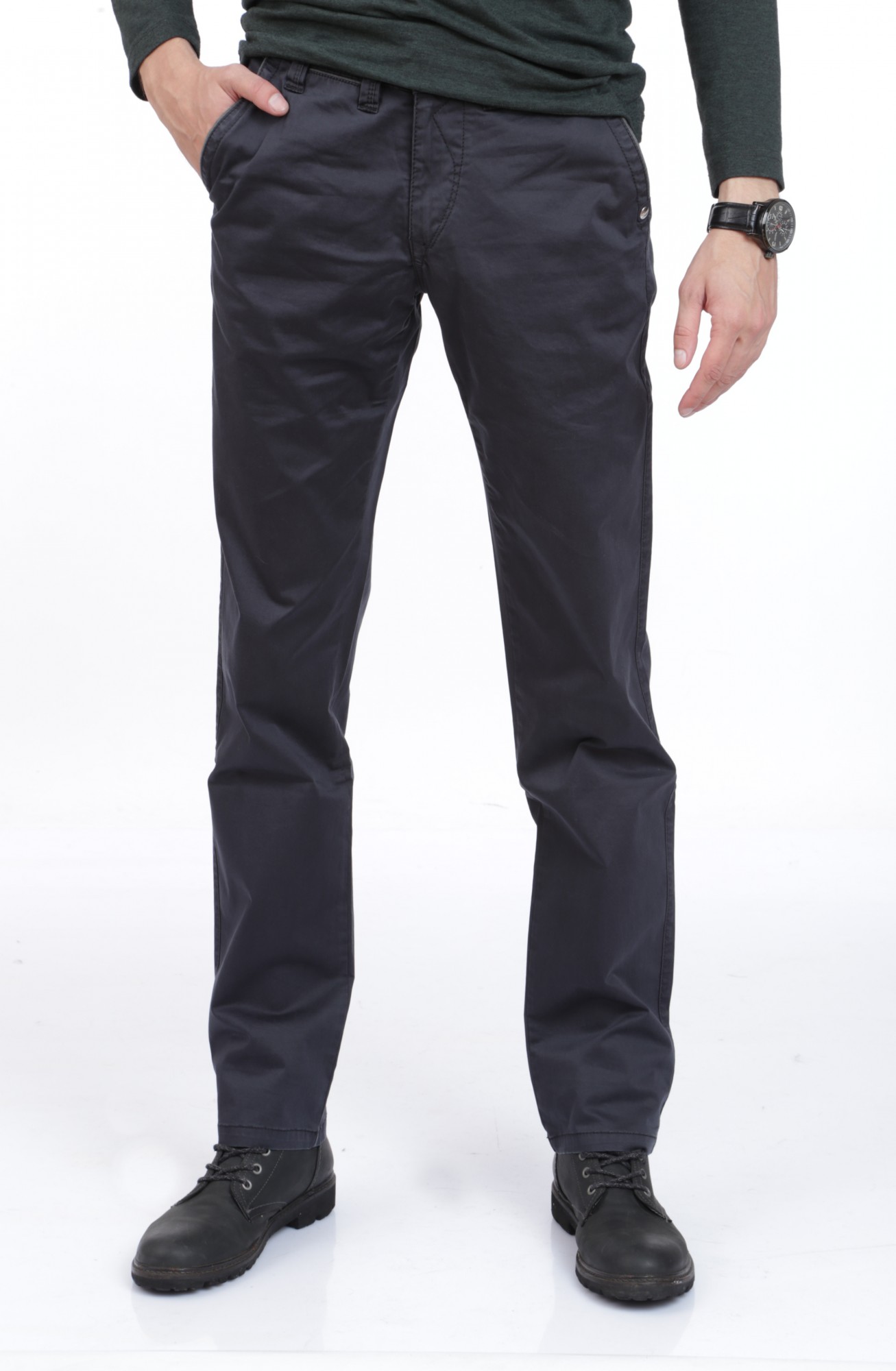 

Брюки мужские Sergio Jemetzzi темно-серые 32 р