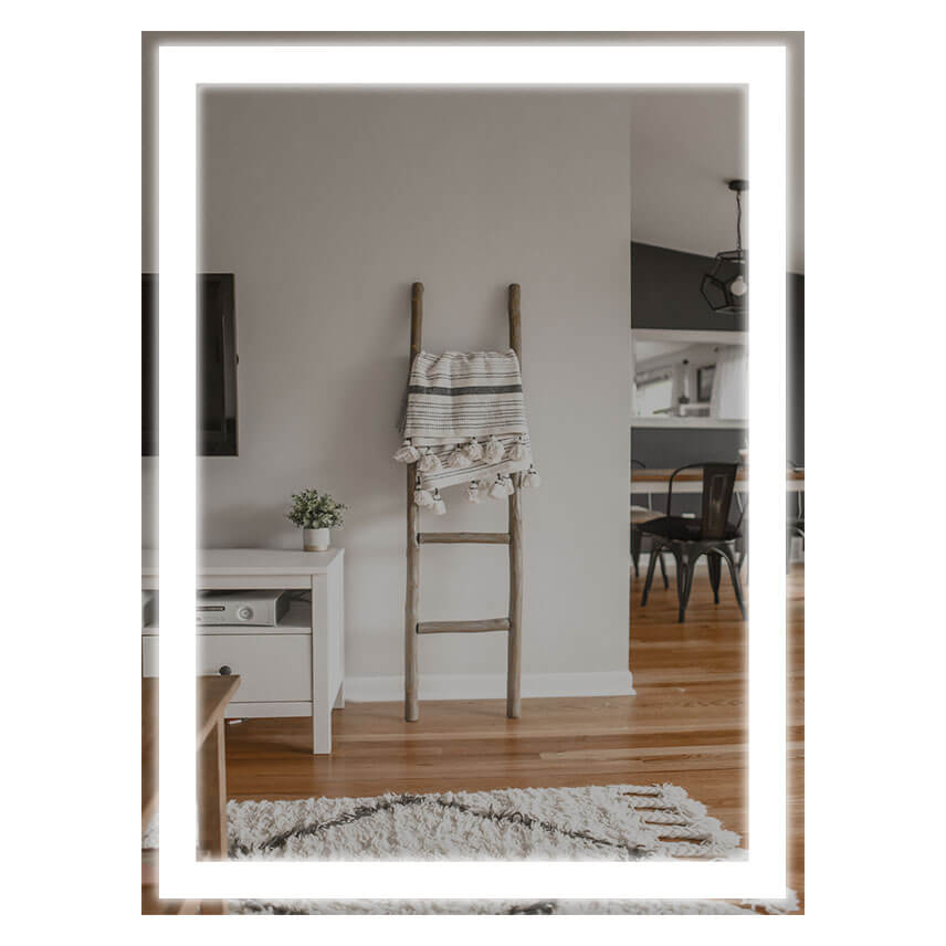 

Зеркало в ванную SmartWorld серия Lite с подсветкой LED прямоугольное 130x100x см (Lite-Lantana-100x130)